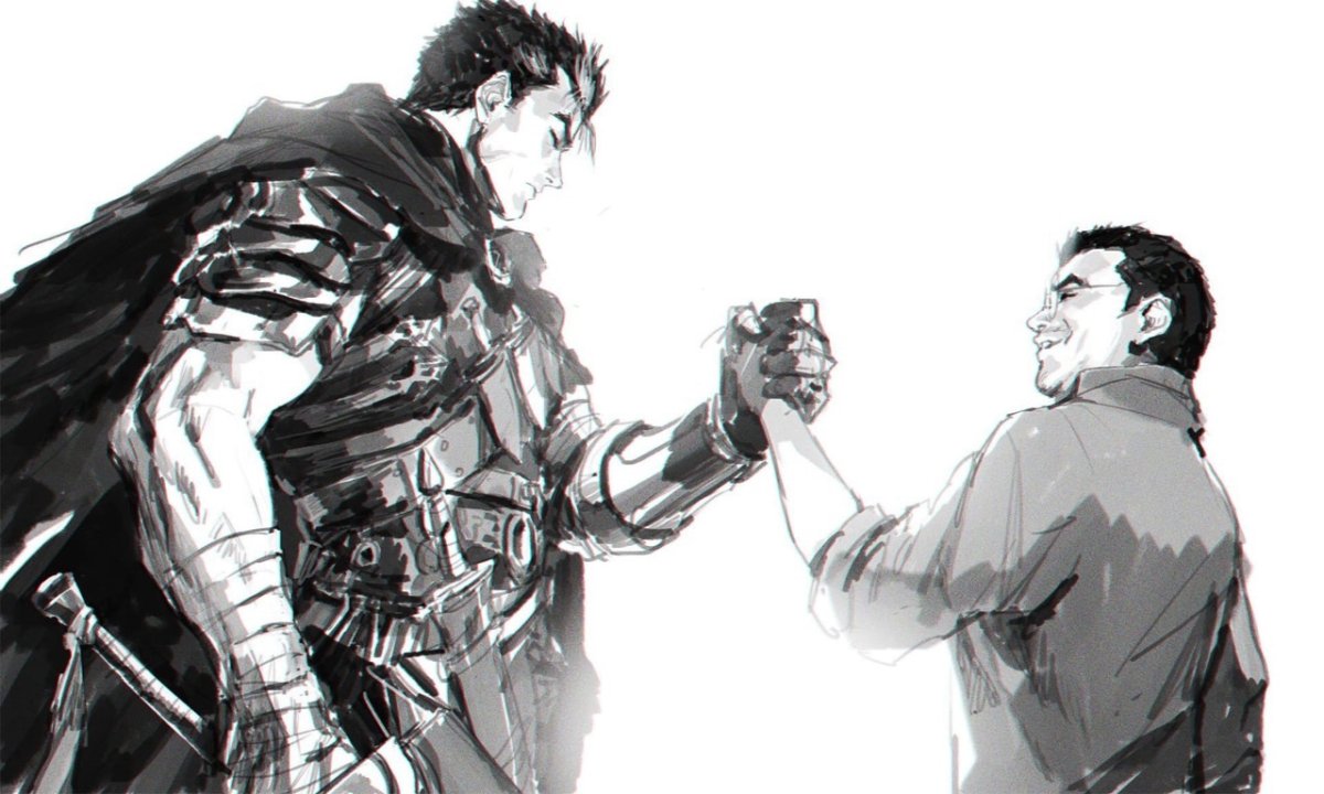 Кэнтаро Миура и Гатс