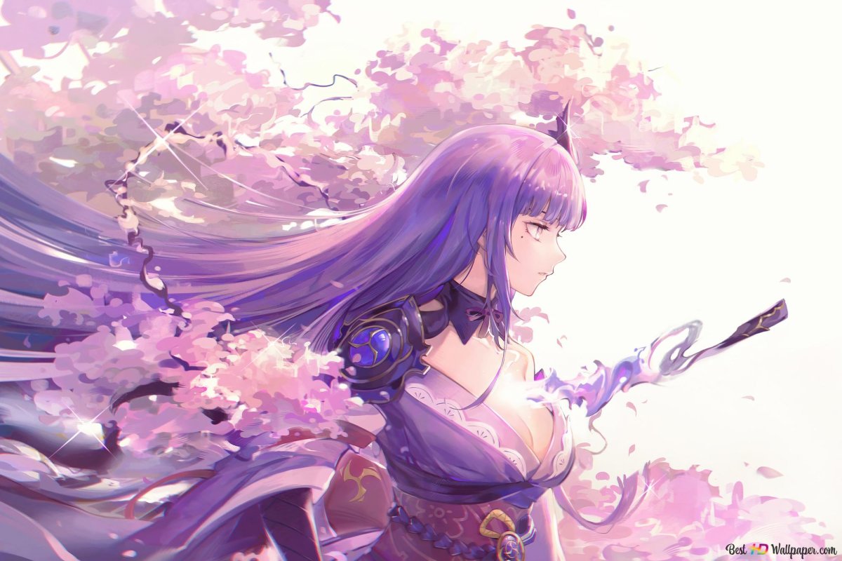 Райден Геншин 4к