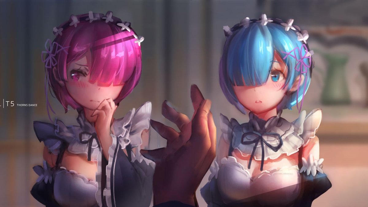 Ре Зеро рам и Субару