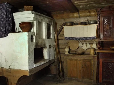 Деревенская печь