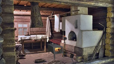 Традиционная белорусская хата