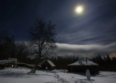 Ночь в деревне