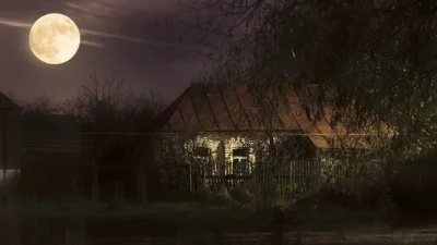 Ночь в деревне