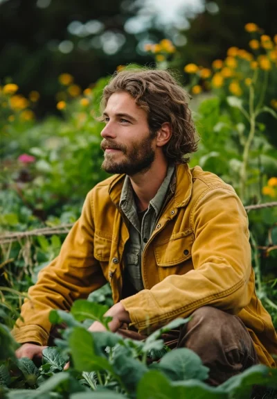 Мужчины в деревне