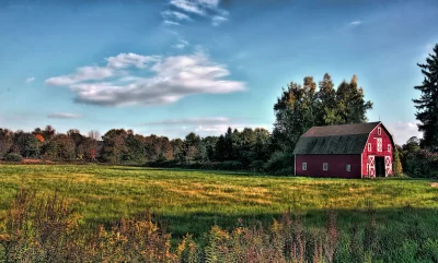 Американская деревня Амбар