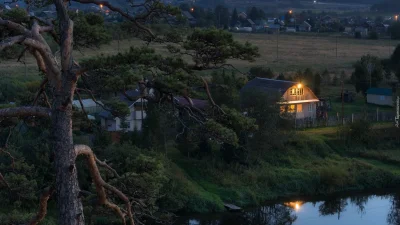 Вечер в деревне