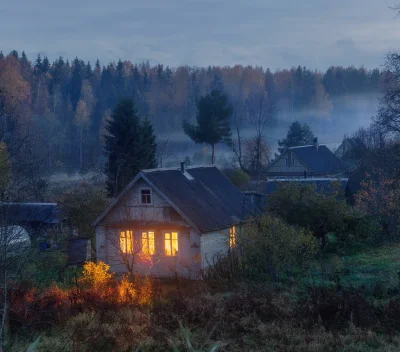 Свет в деревне