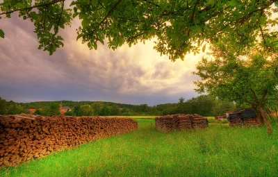 Фон деревня