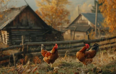 Поляна в деревне