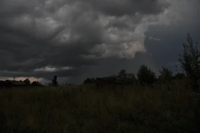 Дождливая ночь в деревне