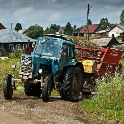 МТЗ 80 трактор Колхозный