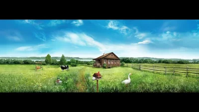 Деревня хозяйство подворье