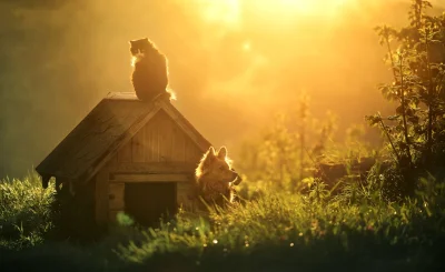 Утро в деревне