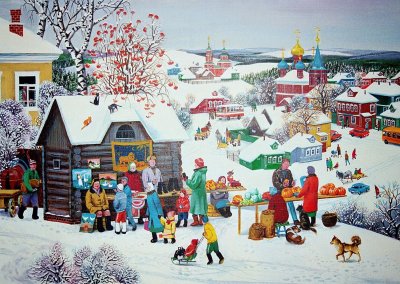 Дина Ельцева наивное искусство