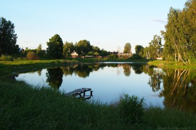 Ленинка деревня пруд