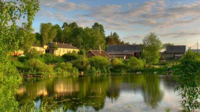 Деревенский пейзаж