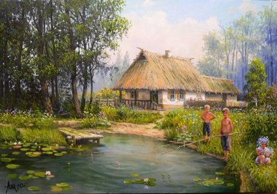 Художник Лях Андрей Петрович Донские казаки