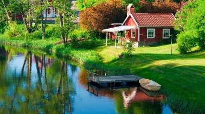 Онтарио Канада коттеджи у озера