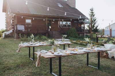 Стол в деревне