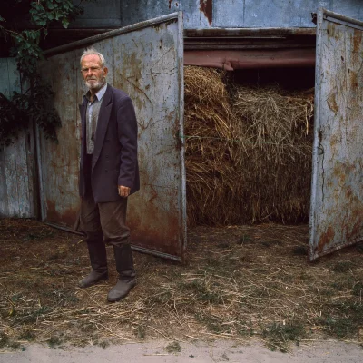 Люди в деревне