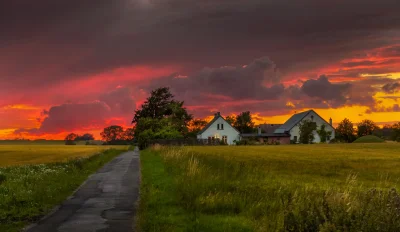 Деревенский пейзаж