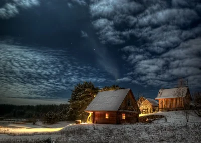 Зима в деревне