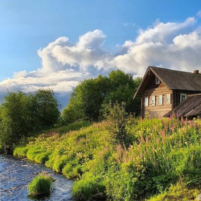 Река Ухтомка в Вятском