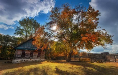 Осень в деревне