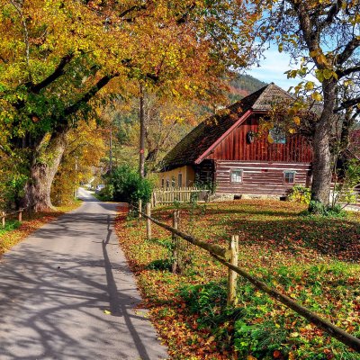 Осень в деревне