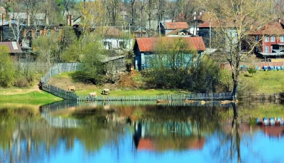 Весна в деревне