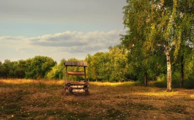 Деревенский колодец