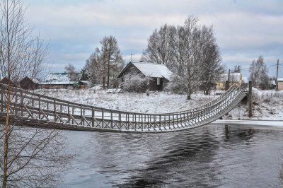Верховажье подвесной мост