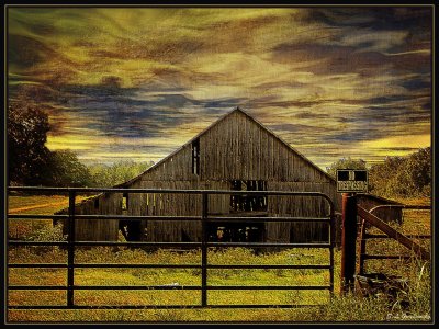 Деревенский сарай