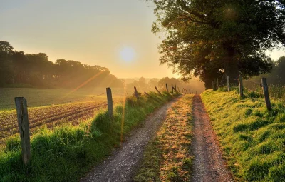 Италия Проселочная дорога
