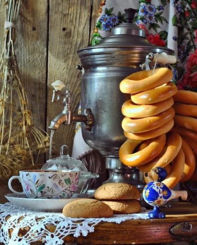 Натюрморт в русском стиле