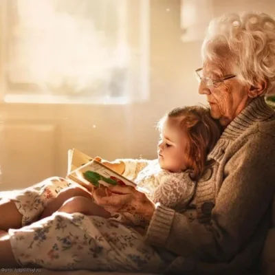 Бабушка и внучка