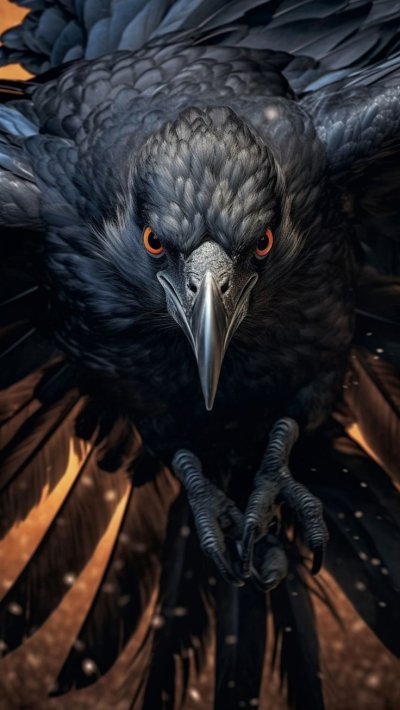 Ворон обои на телефон