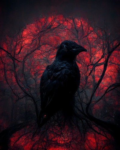 Ворон арт