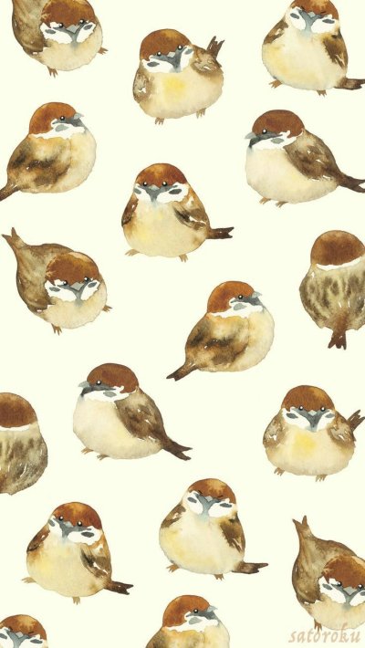 Воробей рисунок