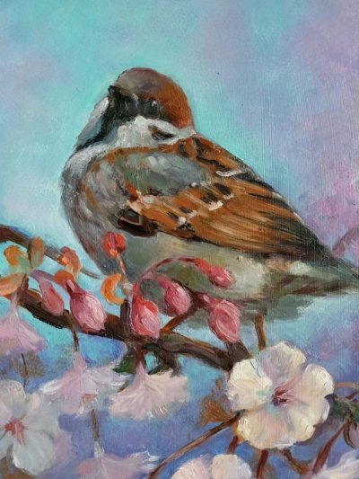 Картина Воробей