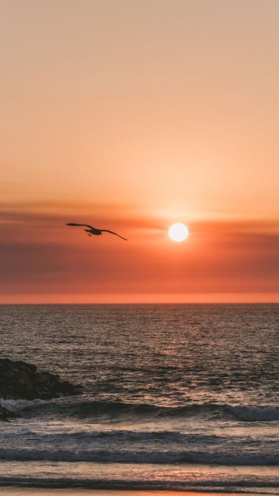 Закат над морем