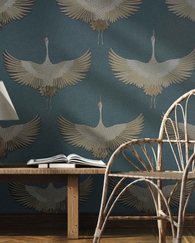 Журавль орнамент