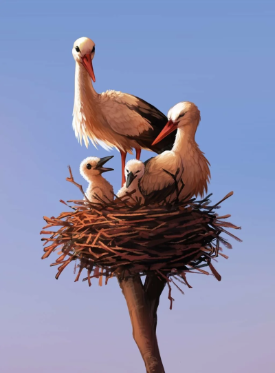 Гнездо для птиц.