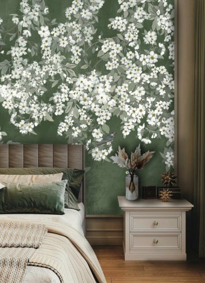 Фреска бесшовные камыш