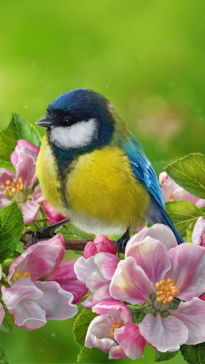 Яркие птички