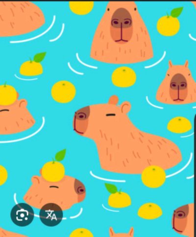 Капибара рисунок