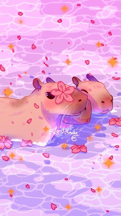 Капибара в Сакуре