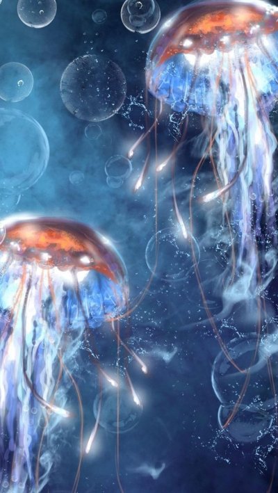 Медуза рисунок