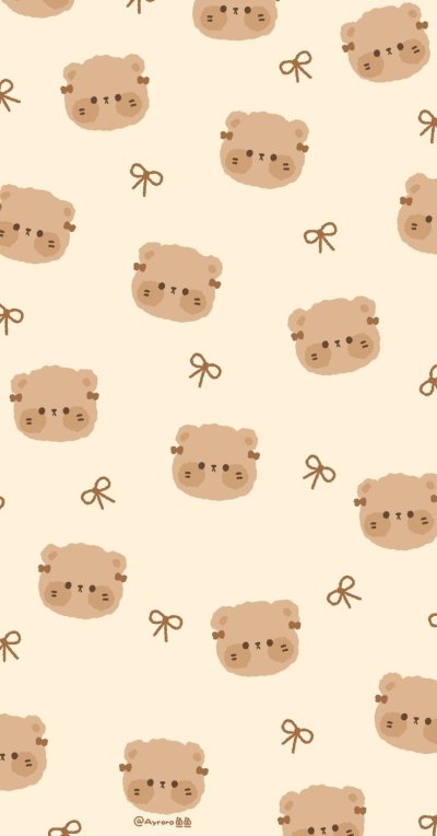 Коричневые обои на телефон милые