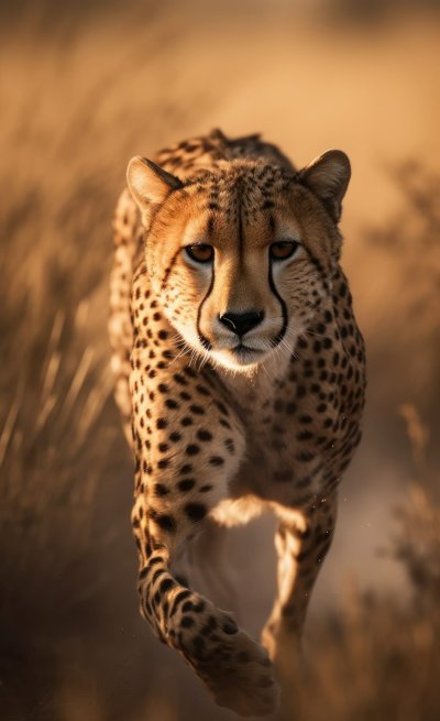 Голова гепарда